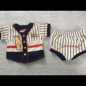Vintage Baseball Outfit - 9 months